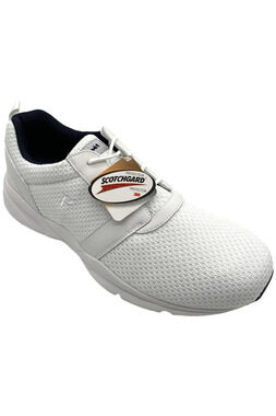 Propet Men's Stability X Sneaker White/Navy - EEE